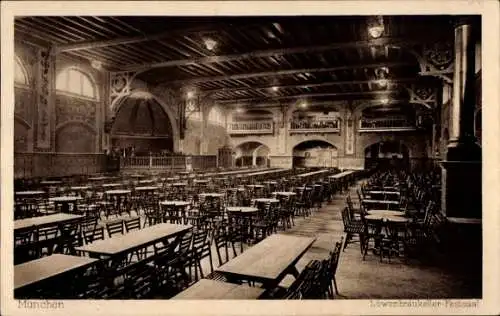 Ak München, Löwenbräukeller, Festsaal