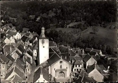 Ak Saint-Chély-d’Aubrac Aveyron, Luftbild