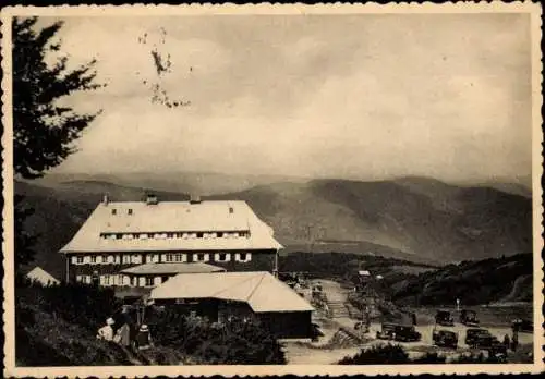 Ak Soultz Sulz Elsass Haut Rhin, Hotel du Grand Ballon