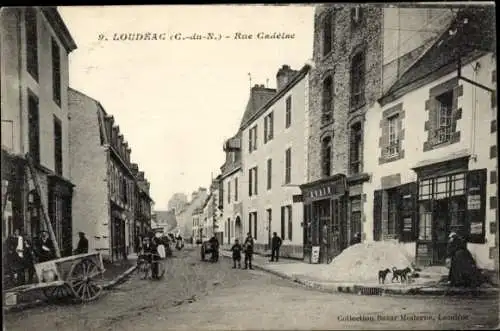 Ak Loudéac Côtes-d’Armor, Rue Cadelac