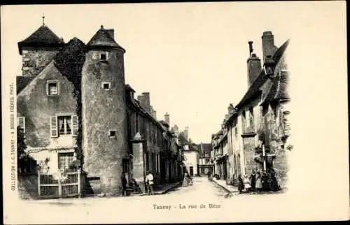 Ak Tannay Nièvre, Rue de Beze