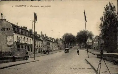 Ak L'Essonne in Essonne, Boulevard Jean Jaures
