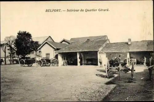 Ak Belfort Beffert Beffort Territoire de Belfort, Inneres des Bezirks Gérard