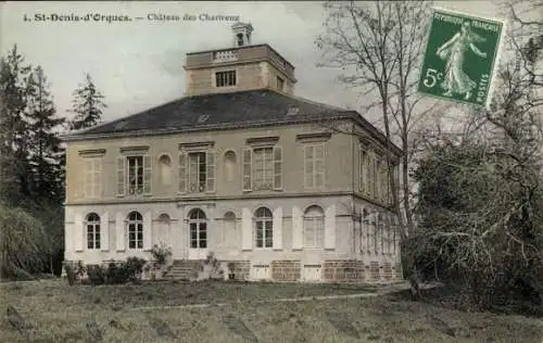 Ak St Denis d'Orques Sarthe, Chateau des Chartreux