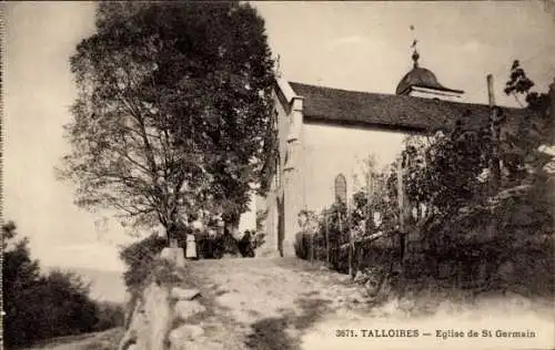 Ak Montmin Talloires Montmin Haute Savoie, Kirche de St. Germain