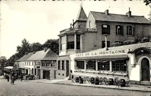 Ak Bonsecours Seine Maritime, Route vers Conde, Cafe de la Montagne