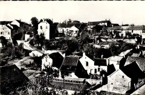 Ak Cruzy le Châtel Yonne, Vue generale