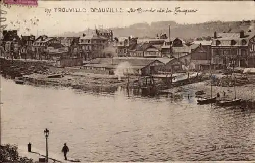 Ak Trouville Deauville Calvados, Bords de la Tonquer