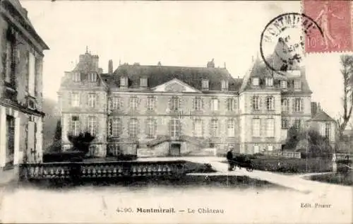 Ak Marchais Montmirail Marne, Chateau