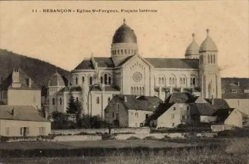 Ak Besançon Doubs, Kirche St Fergeux