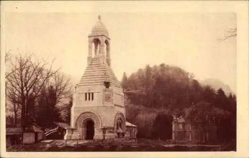 Ak Lourdes Hautes Pyrénées, Le Monument Interallie