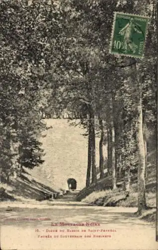 Ak La Montagne Noire, Digue du bassin de Saint Ferreol, Entree du Souterrain des Robinets