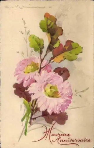 Künstler Ak Klein, Catharina, Blumen, Eichenlaub