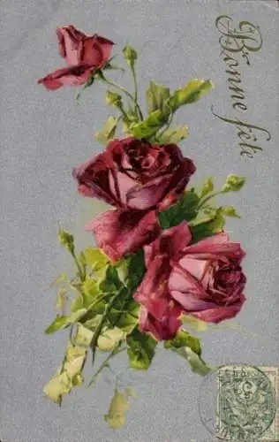 Künstler Ak Klein, Catharina, rote Rosen