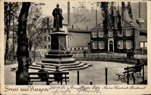 Ak Eilpe Hagen in Westfalen, Kaiser-Friedrich-Denkmal