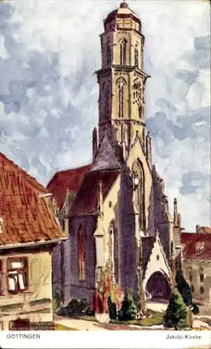Ak Göttingen in Niedersachsen, Jakobi-Kirche