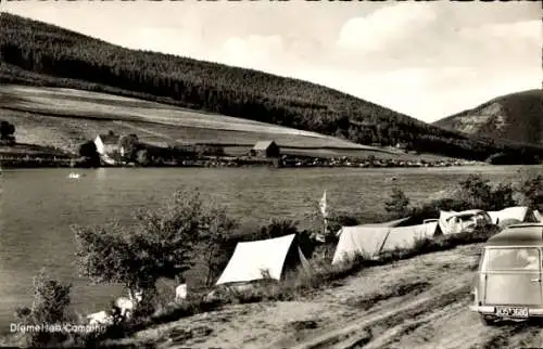 Ak Diemelsee Waldeck Upland in Hessen, Campingplatz