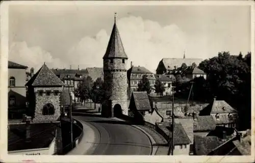 Ak Bad Homburg vor der Höhe Hessen, Altstadtbrücke