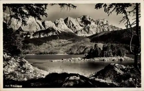 Ak Grainau in Oberbayern, Eibsee