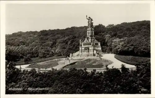 Ak Rüdesheim am Rhein, Niederwald Nationaldenkmal