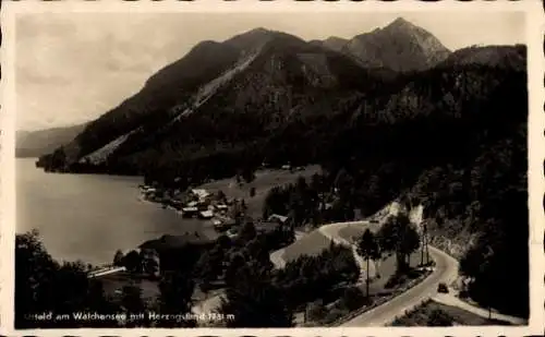 Ak Urfeld am Walchensee Kochel am See, mit Herzogstand