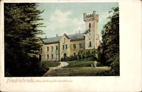 Ak Friedrichroda im Thüringer Wald, Altes Schloss Reinhardtbrunn