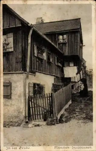 Ak Haidhausen München Bayern, in der Grube