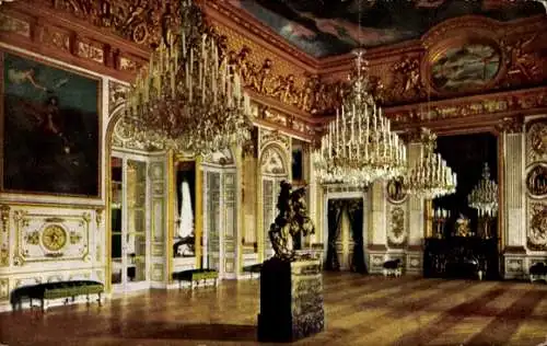 Ak Herrenchiemsee Chiemsee Oberbayern, Ochsenaugensaal im Schloss, Nr. 3182