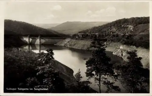 Ak Solingen im Bergischen Land, Sengbachtalsperre, Panorama