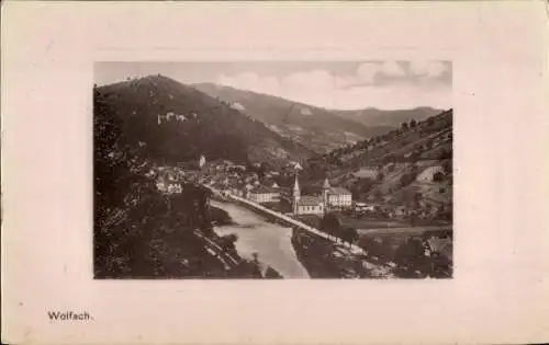 Ak Wolfach im Schwarzwald, Gesamtansicht