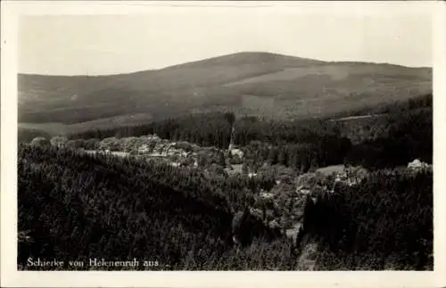 Ak Schierke Wernigerode im Harz, von Helenenruh aus, Panorama