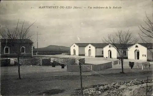 Ak Martimprey du Kiss Ahfir Marokko, Innenansicht der Redoute