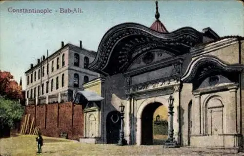 Ak Konstantinopel Istanbul Türkei, Bab Ali