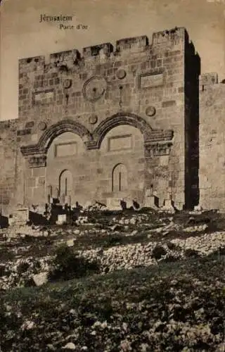 Ak Jerusalem, Israel, Goldenes Tor
