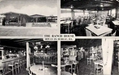 Ak Bureau County Illinois USA, Ranch-Haus
