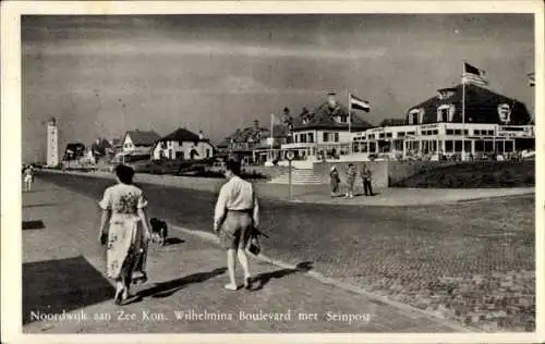 Ak Noordwijk aan Zee Südholland, Wilhelmina Boulevard