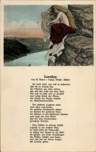 Lied Ak Loreley von H. Heine, Ich weiß nicht, was soll es bedeuten...