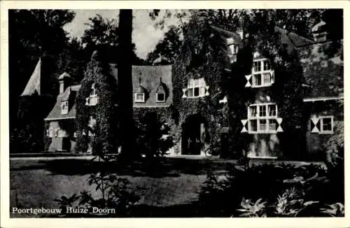 Ak Doorn Utrecht Niederlande, Poortgebouw Huize Doorn