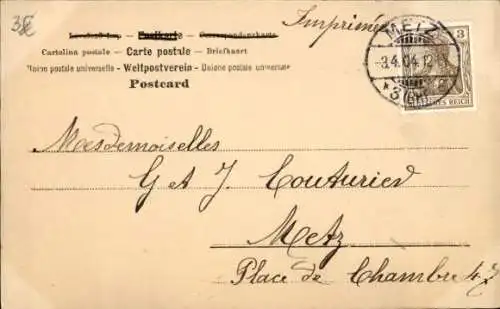 Ak Ostern, Osterhasen, Osterei