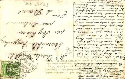 Präge Ak Schweine, Klee