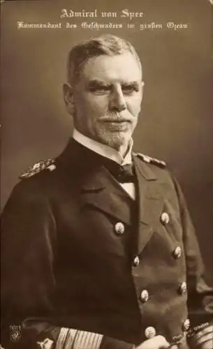 Ak Admiral von Spee, Kommandant des Geschwaders im großen Ozean, NPG 5011