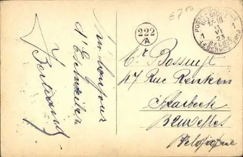 Ak Eschweiler, Straßenpartie mit Reichsbank, Schulkinder