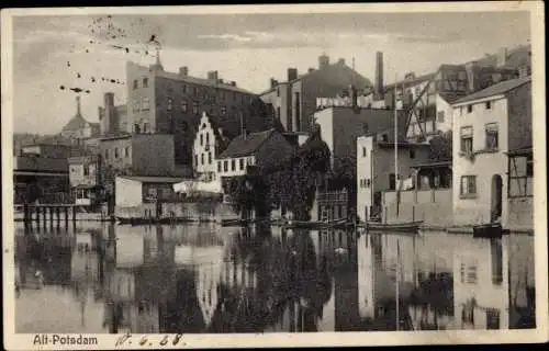 Ak Potsdam in Brandenburg, Partie in der Altstadt