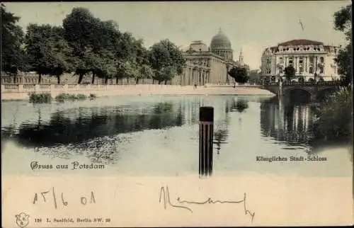 Ak Potsdam in Brandenburg, Königliches Stadtschloss