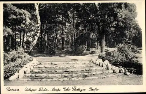 Ak Nowawes Babelsberg Potsdam in Brandenburg, Anlagen Lindenstraße, Ecke Plantagenstraße