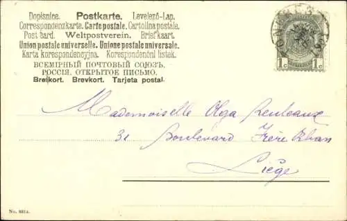 Ak Greyhound mit gefangenem Hasen auf einem Feld