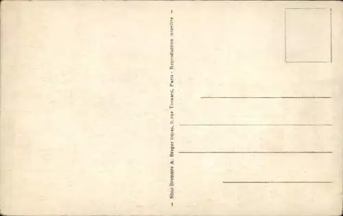 Ak Saint Privé Yonne, Innenansicht Kirche