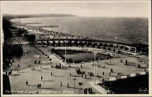 Ak Sopot Gdańsk Zoppot Danzig, Kurgarten, Strand