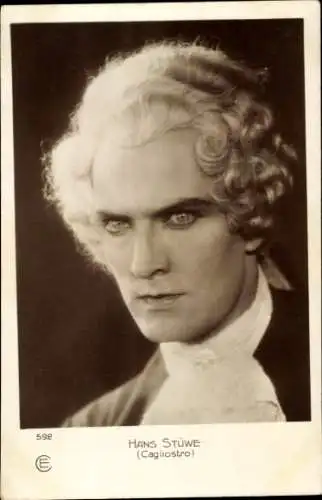 Ak Schauspieler Hans Stüwe, Portrait als Cagliostro