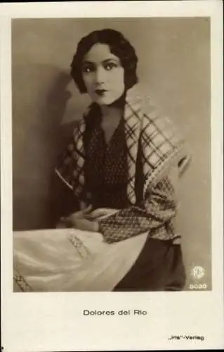Ak Schauspielerin Dolores del Rio, Portrait